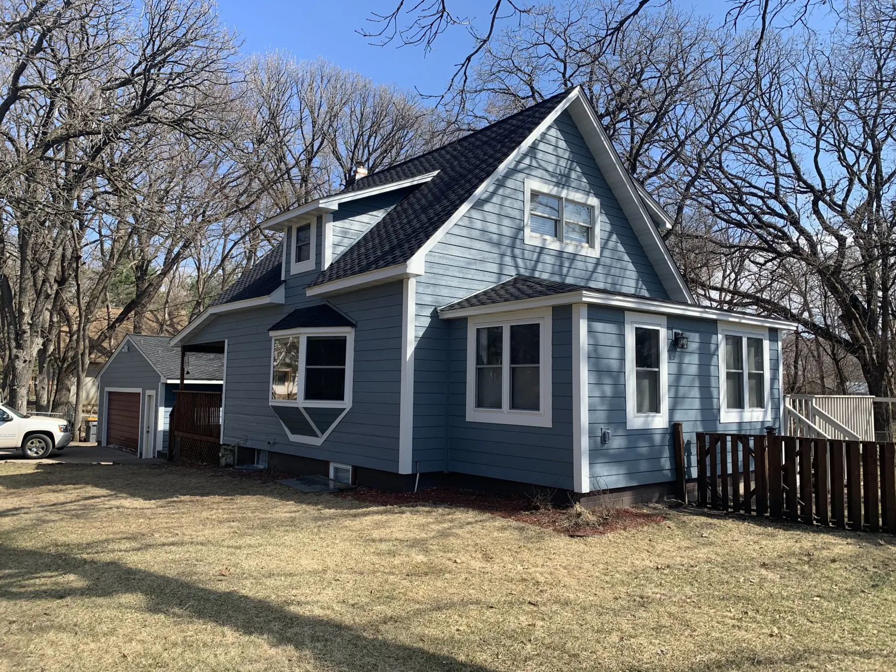 Home with replacement windows